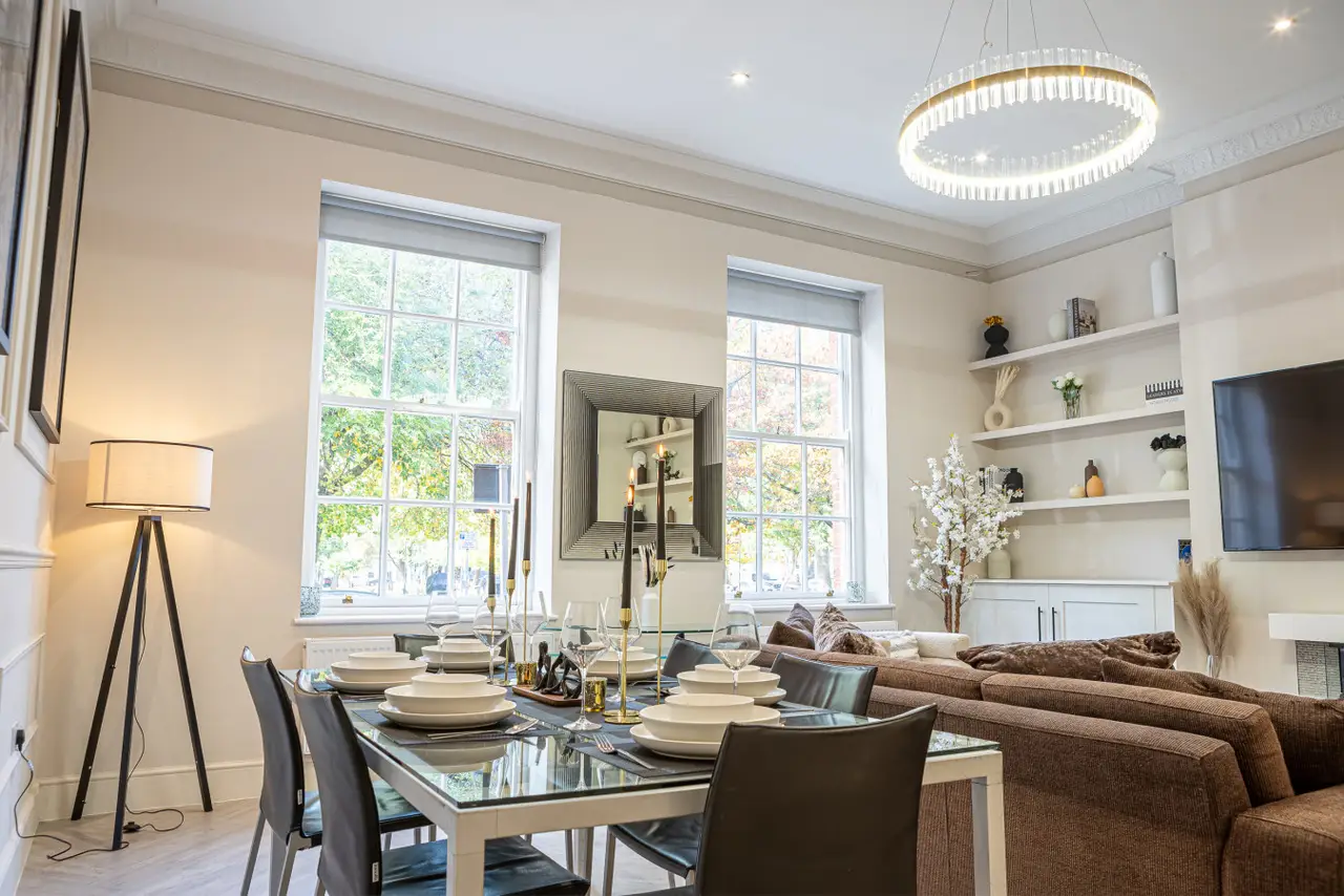 Elegant Stay Opulent dining room set for a Le Voyage private dining experience